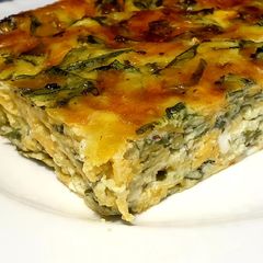 Crustless Spinach and Feta Quiche A picture of Crustless Spinach and Feta Quiche.
