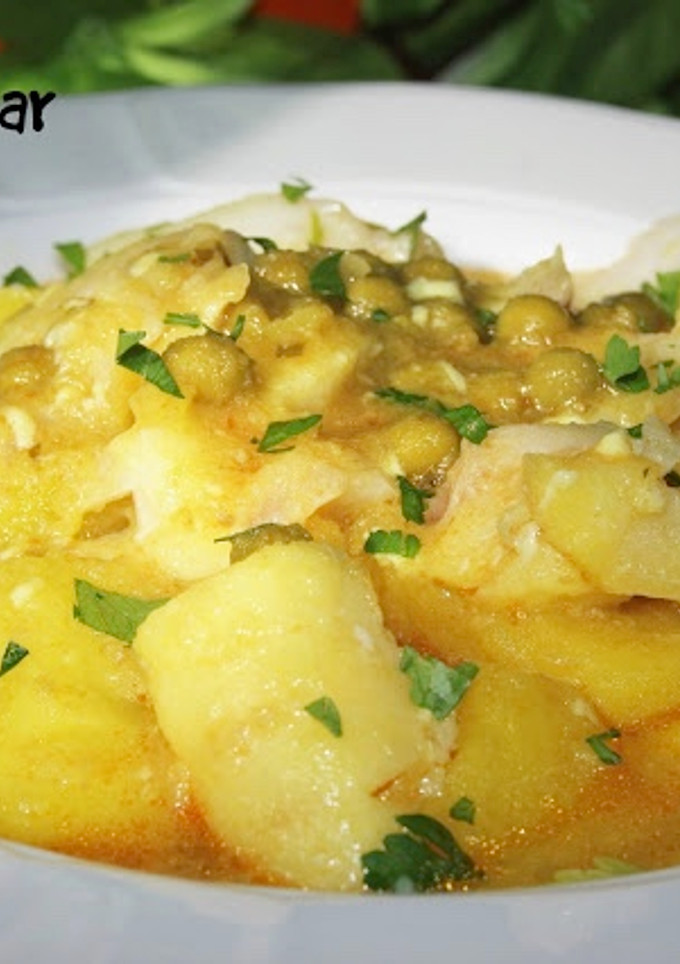 Una foto de Bacalao con patatas