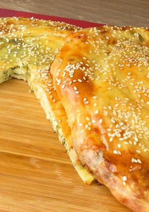 Фото Слоёные лепёшки с брынзой | Puff flat cakes with cheese.