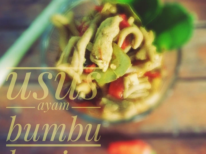 Langkah Gampang Menyiapkan Resep Usus ayam bumbu kuning yang Sempurna Anti Ribet, Bikin Ngiler