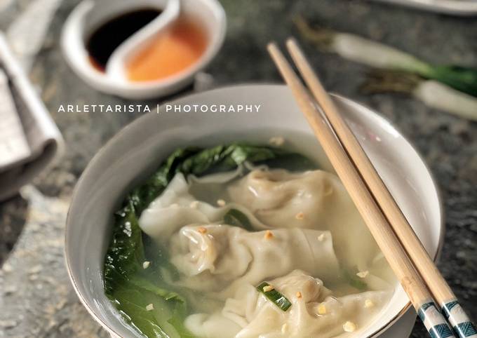 Sup wonton ayam / chicken wonton soup