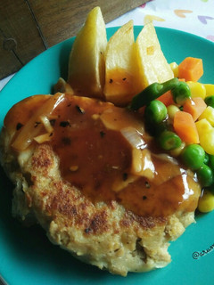 Foto resep Steak Tempe w/ Brown Sauce