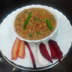 A picture of Red Lobia Curry.