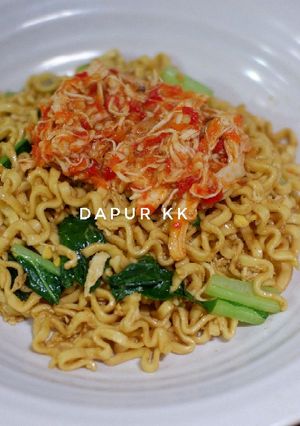 Foto resep Mie goreng ayam mercon