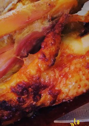 Une photo de Poulet rôti mariné aux épices