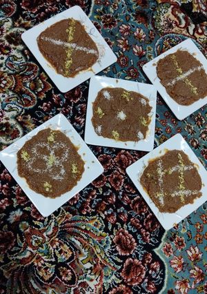 عکسی از دستور حلوا سیاه