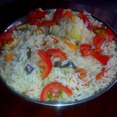 A picture of Vegetable rice #IdulfitriRecipeContest.