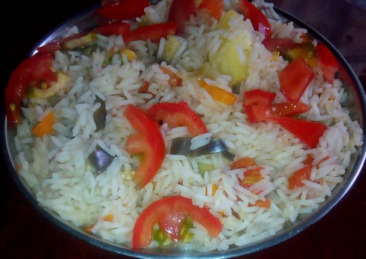 Easiest Way to Make Homemade Vegetable rice #IdulfitriRecipeContest