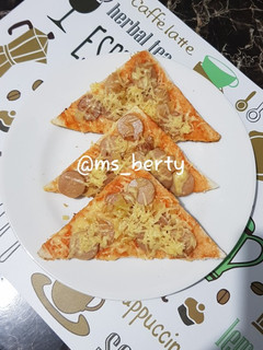 Foto resep Pizza roti tawar segitiga