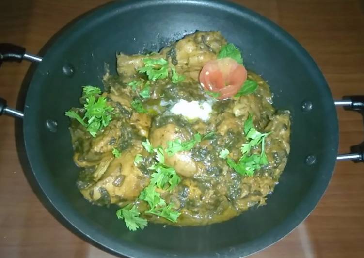 Step-by-Step Guide to Make Homemade Desi palak gosht (Palak chicken)