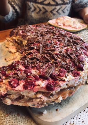 Una foto de Torta Merengue Frambuesa