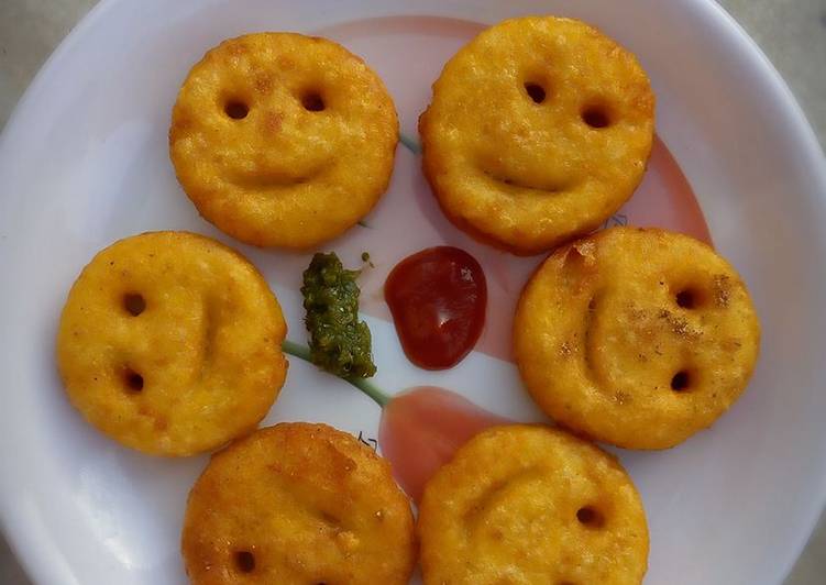 Potato smiley/mccain smiles recipe