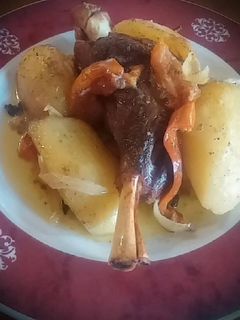 Una foto de 462. Pierna de cordero al horno