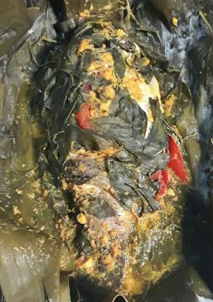 Foto resep Pepes ikan mas duri lunak ala mahce👌