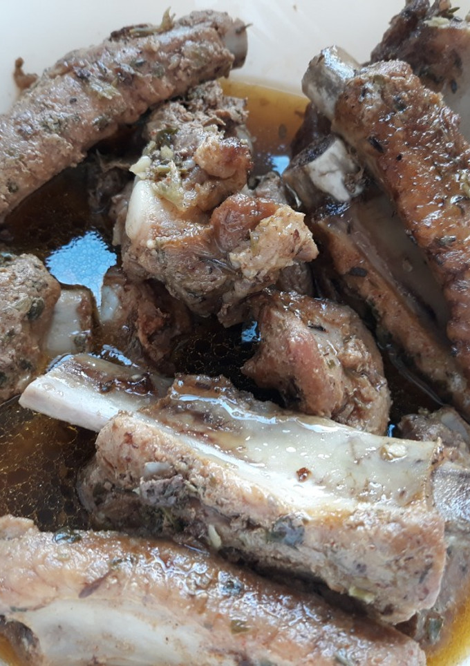 Una foto de Costillas de cerdo especiado al horno