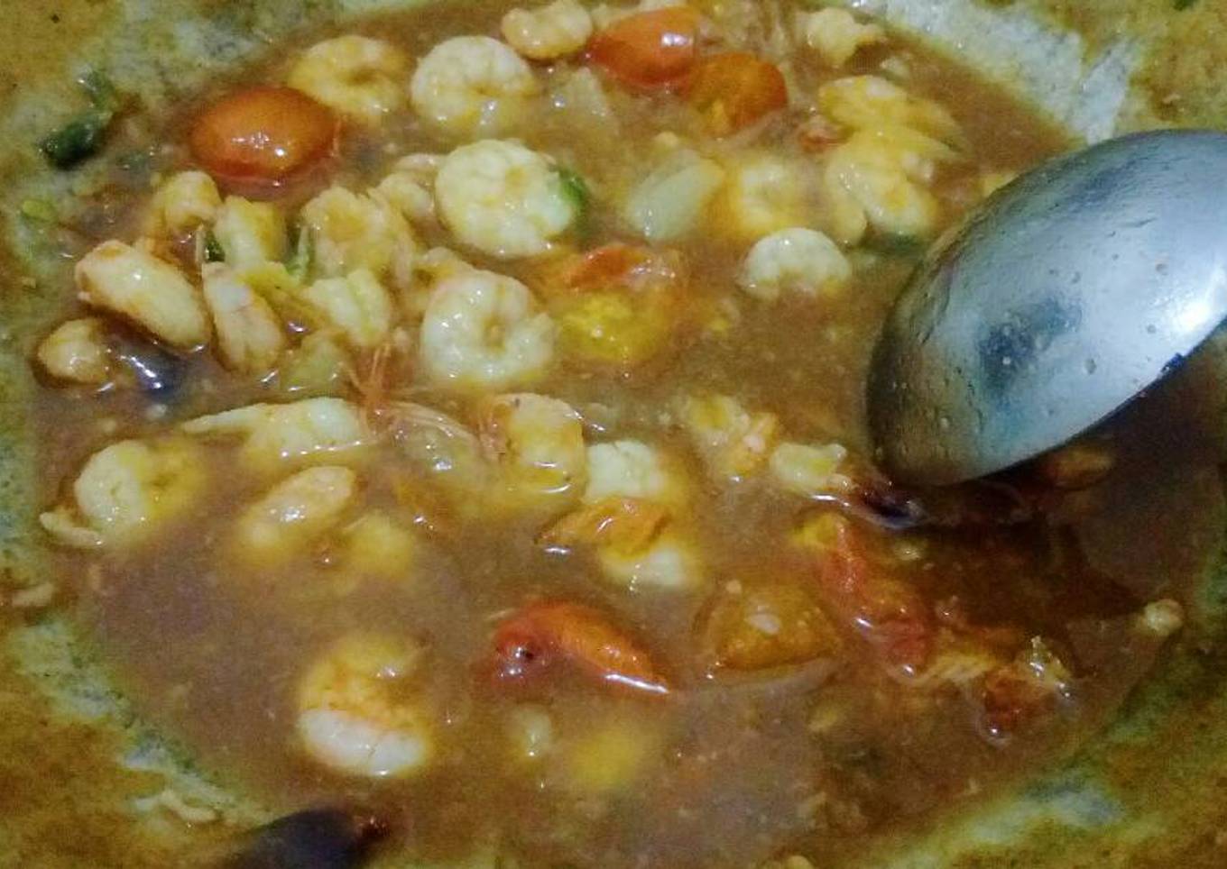 Udang asam manis istimewa