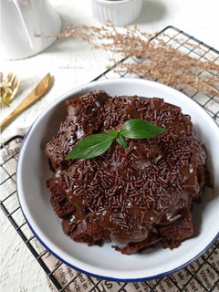 Foto resep Brownies vla coklat (takaran sendok)