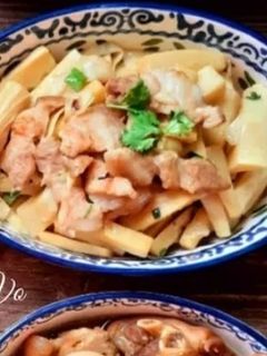 Hình của món Thịt kho măng.