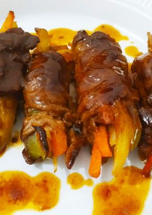Foto resep Teriyaki Steak Rolls