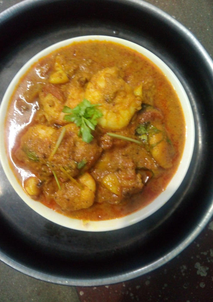 செட்டிநாட்டு இறால் வறுவல் (Chettinadu iraal varuval recipe in tamil) செய்முறை முக்கிய புகைப்படம்