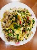 Shredded Chicken with Onion Salad