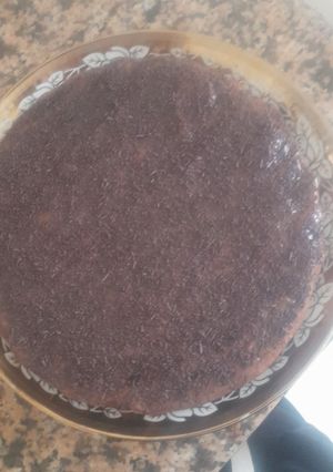 صورة لوصفة كيكة الشوكلاته في المقلاة