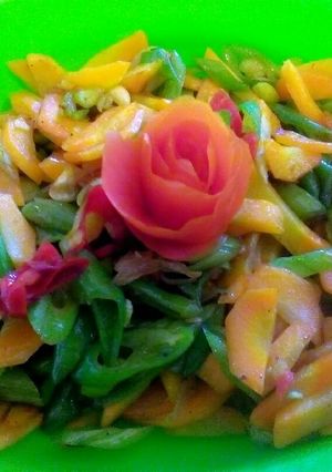 Foto resep Oseng wortel buncis