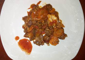 Easiest Way to Prepare Yummy Wet Fried Goat Meat