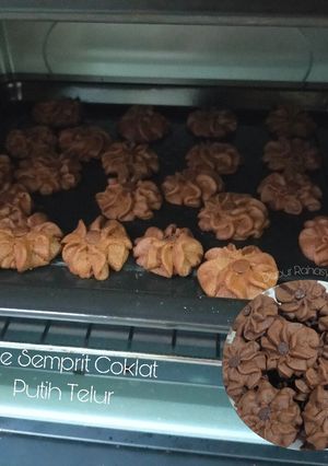 Foto resep Semprit Coklat Putih Telur
