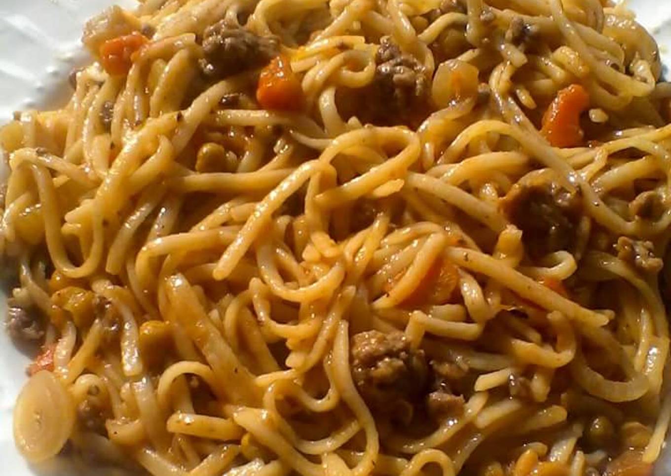 Spaghetti with Minced meat