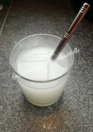 Une photo de Boisson au sirop d'orgeat maison