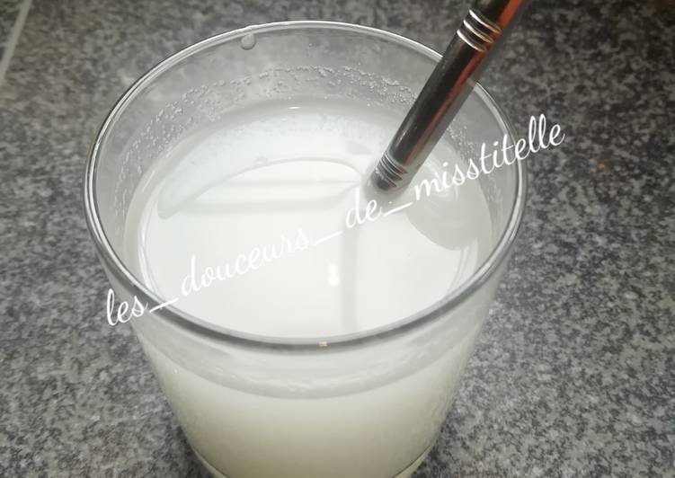 Recipe: Appetizing Boisson au sirop d'orgeat maison