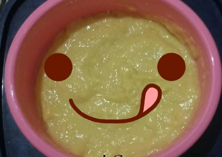 Rahasia Memasak Mpasi Gwen 6m+ bubur jasuke (jagung susu keju) yang Enak
