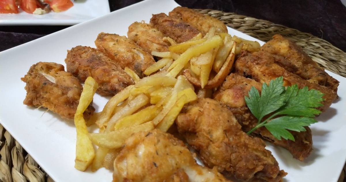 21 recetas muy ricas de alitas de pollo picantes estilo kfc compartidas por  cocineros caseros- Cookpad