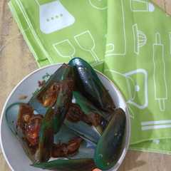 รูปของ Kerang hijau saos lada hitam