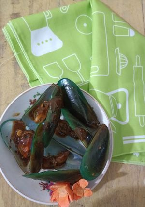 Foto resep Kerang hijau saos lada hitam