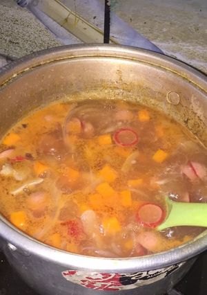 Foto resep Sop sosis merah
