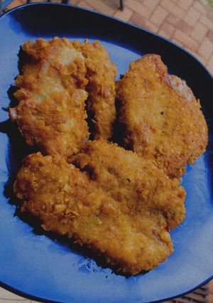 A picture of Juicy Chicken Schnitzel🔥.