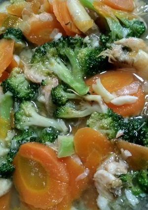 Foto resep Tumis Wortel Brokoli Udang