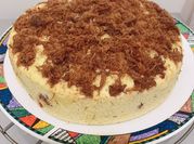 A picture of cake flour cake steam