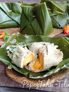 Foto resep 22.5~ Pepes Tahu - Telur Asin