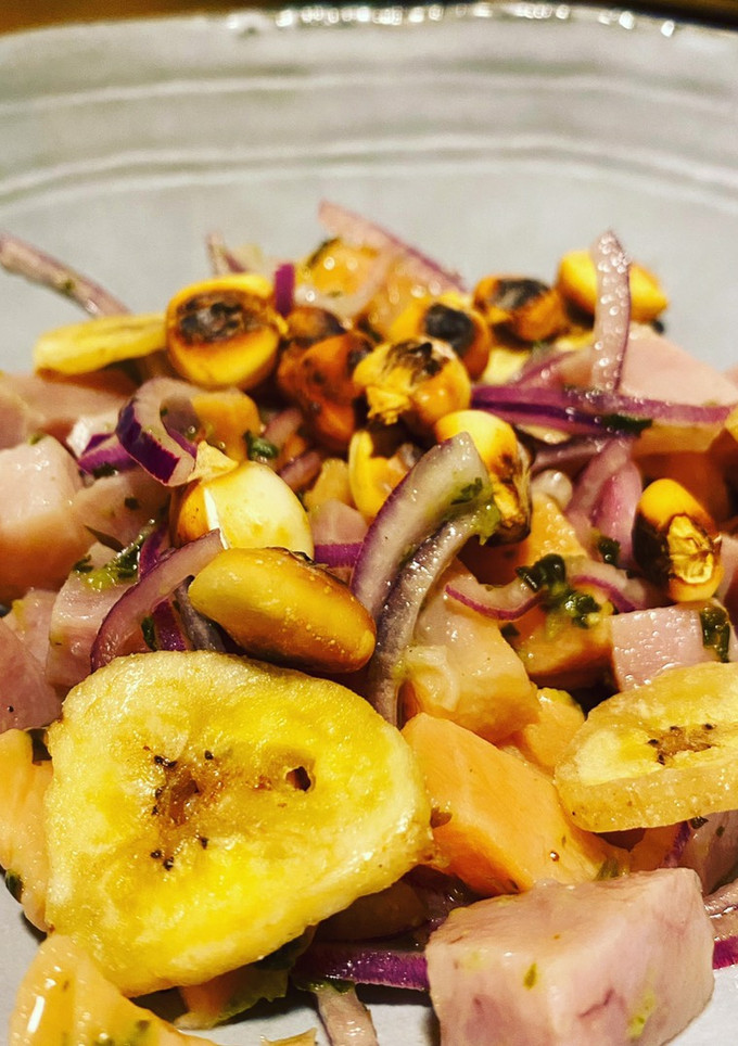 Una foto de Ceviche rico rico
