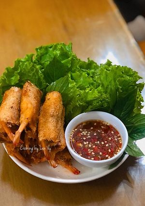Hình của món Ram rế tôm thịt.
