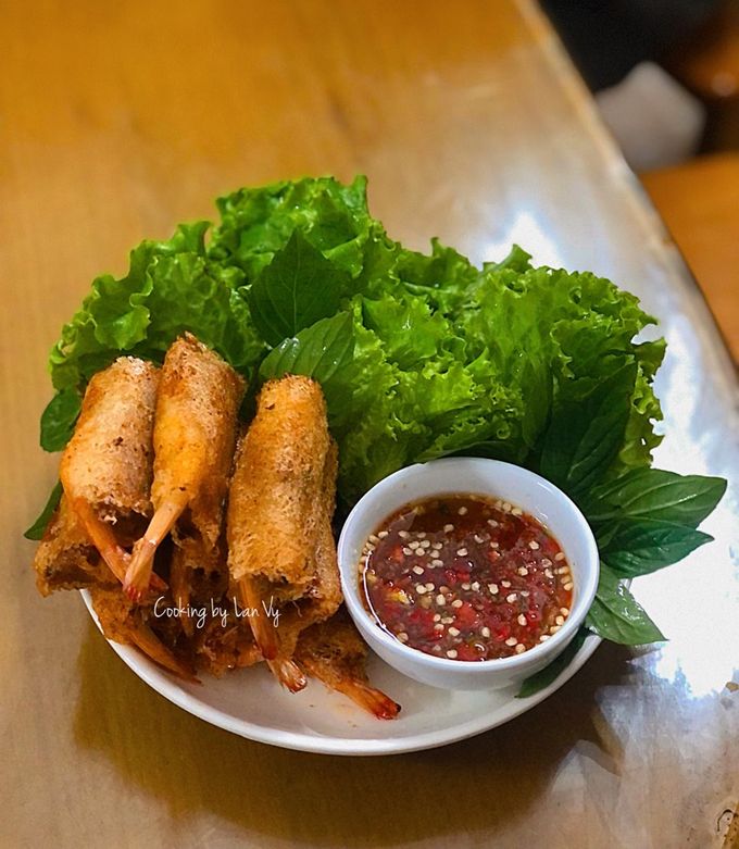 Hình của món Ram rế tôm thịt.