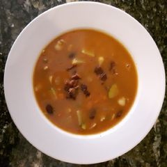 A picture of Creamy Minestrone Soup.