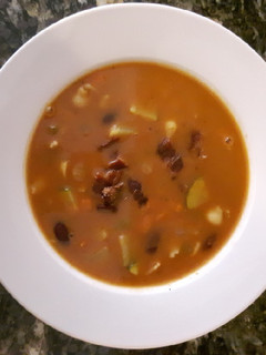 A picture of Creamy Minestrone Soup.