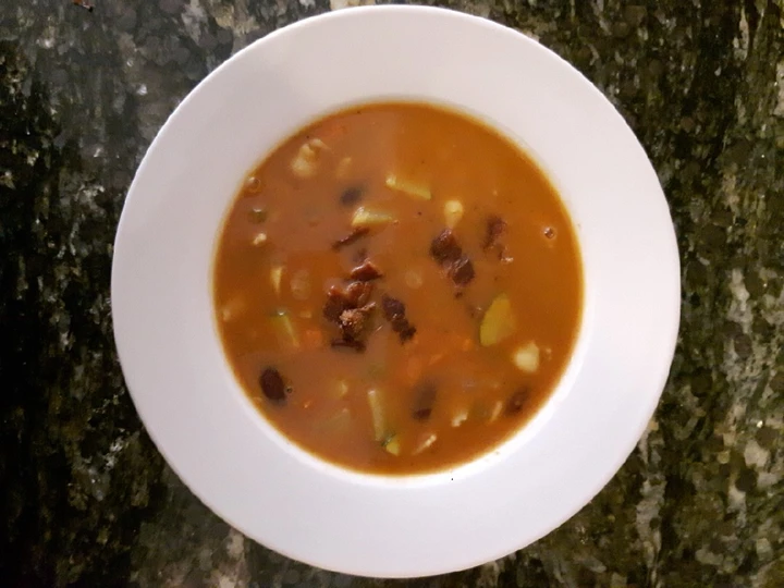 Simple Way Prepare Recipe Creamy Minestrone Soup that is Awesome, Tasty}