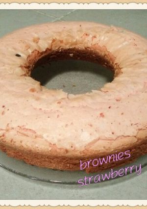 Foto resep Brownies strawberry