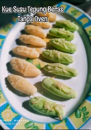 Foto resep Kue Susu Tepung Beras Tanpa Oven 🍪