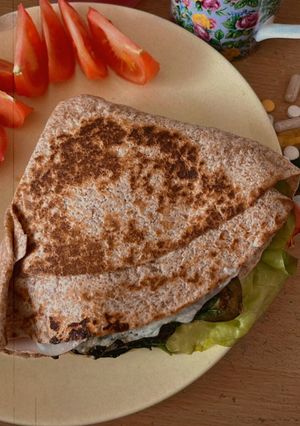 Hajtogatott tortilla recept fotója